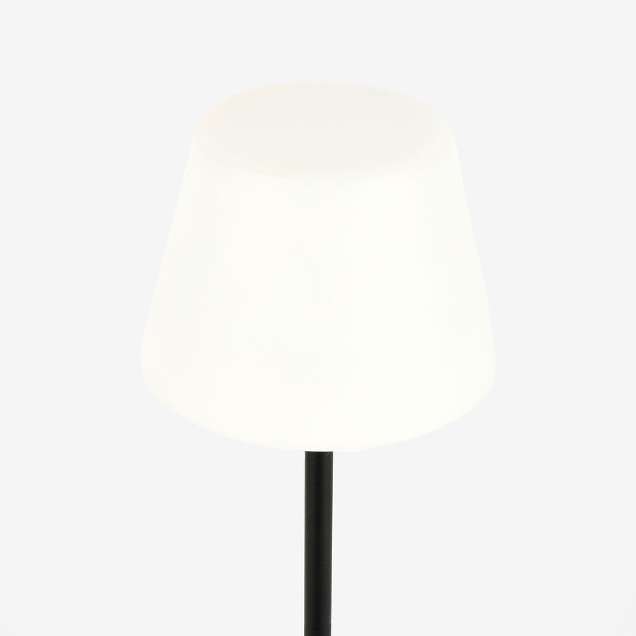 Lámpara de mesa para exterior LED con USB Ø15x38cm