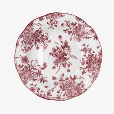 Plato hondo burdeos de porcelana Charlotte &Oslash;22cm