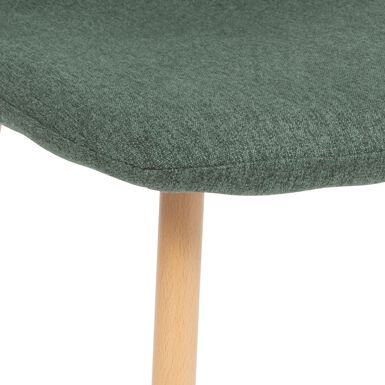 Silla de comedor verde cedro Concept 45x51x87cm