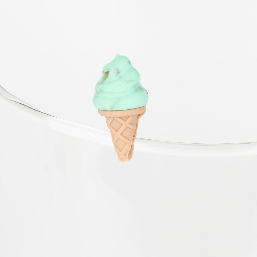 Conjunto de 6 marcadores para copas de silicona Helados