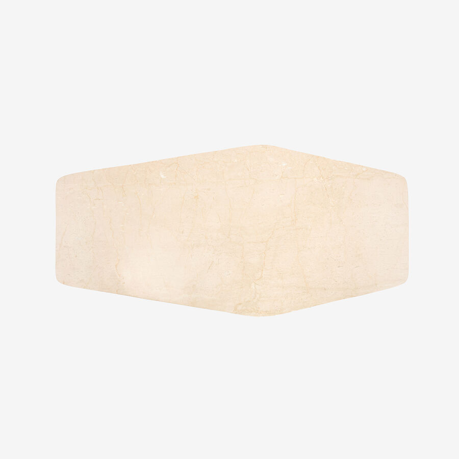 Mesa de centro de m&aacute;rmol Se&uacute;l 128x63x36cm Clau&Chloe