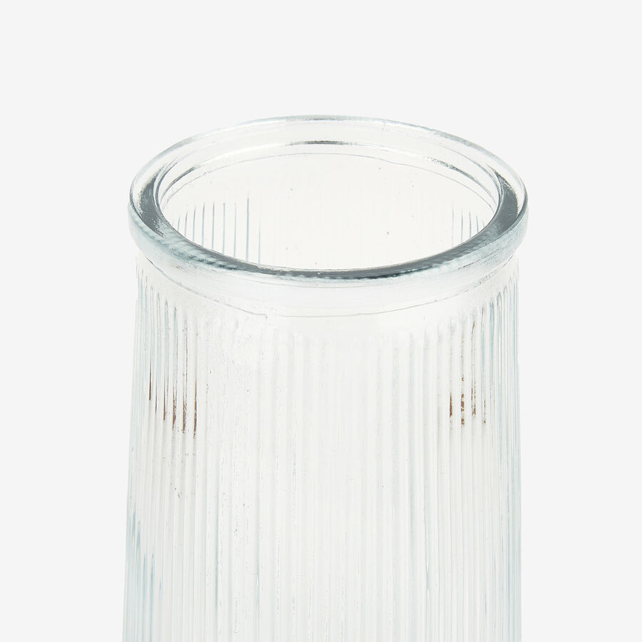 Jarr&oacute;n de cristal transparente &Oslash;11x30cm