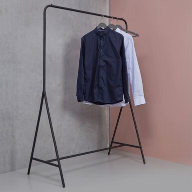 Perchero de metal negro 109x55x154cm