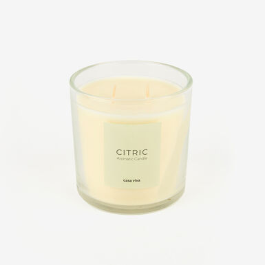 Vela arom&aacute;tica Citric 450g &Oslash;11x11cm 
