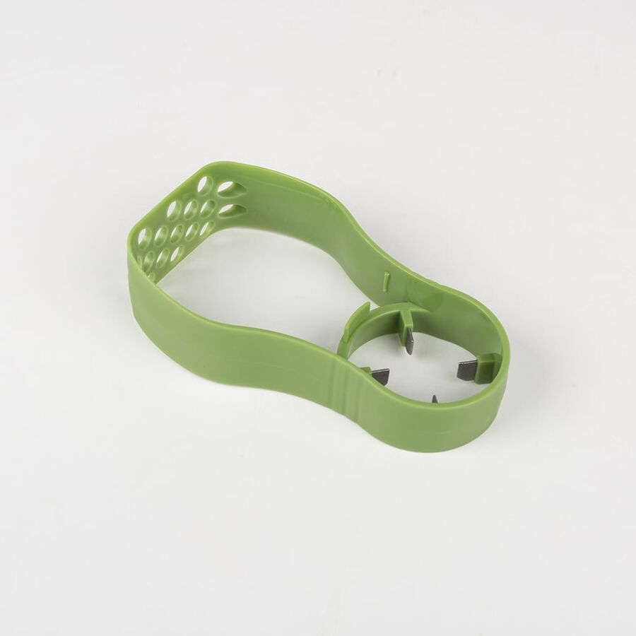 Set de utensilios aguacate de plástico 15x8x4cm