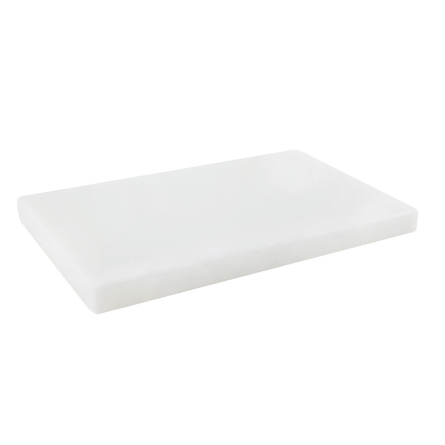 Tabla para cortar blanca de polietileno 30X20cm