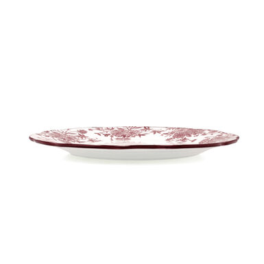 Plato llano burdeos de porcelana Charlotte &Oslash;26cm