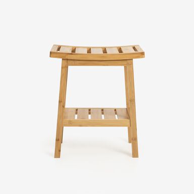 Taburete de bamb&uacute; Aldo 40x25x46cm