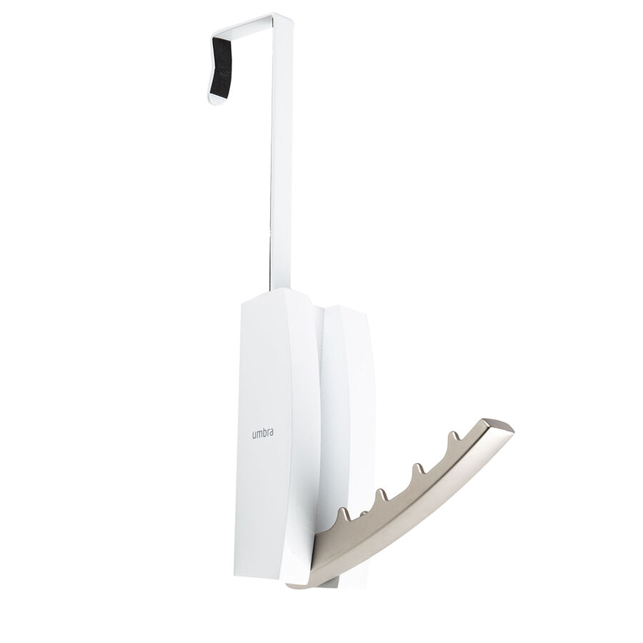 Colgador de puerta blanco