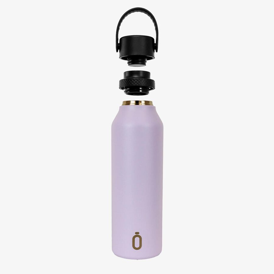Botella t&eacute;rmica lila de acero inoxidable 60cl - Runbott