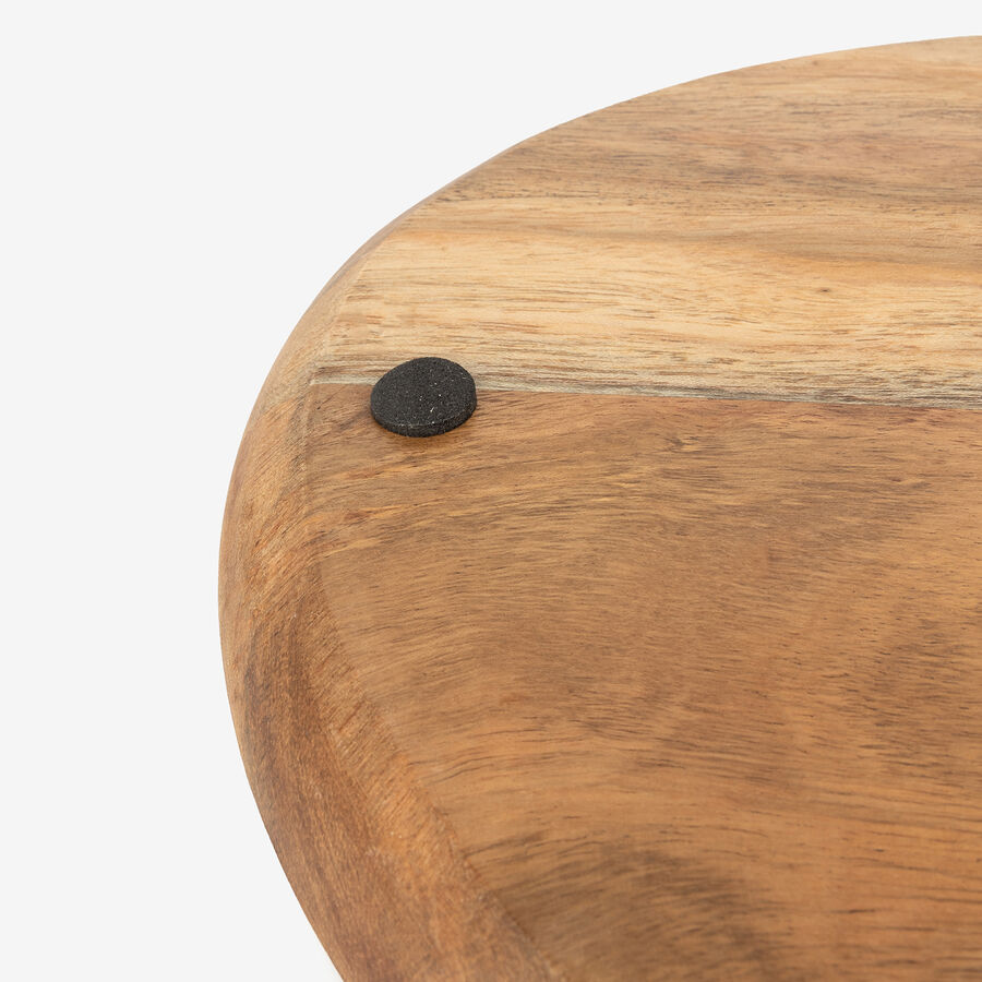 Centro de mesa de madera de acacia Simal 27x40cm