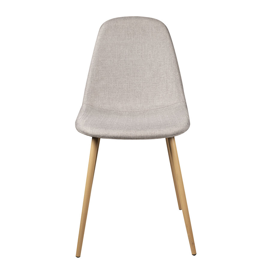 Silla de comedor gris claro Concept 45x55x86cm