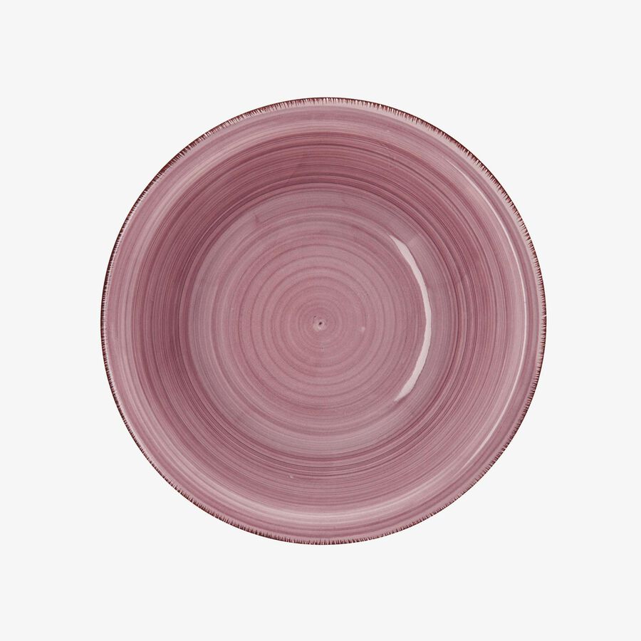 Ensaladera rosa de gres Vita &Oslash;23cm