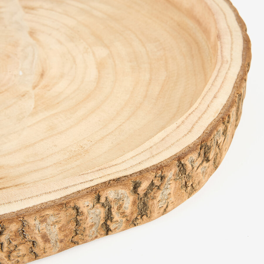 Centro de mesa de madera Corteza &Oslash;35cm