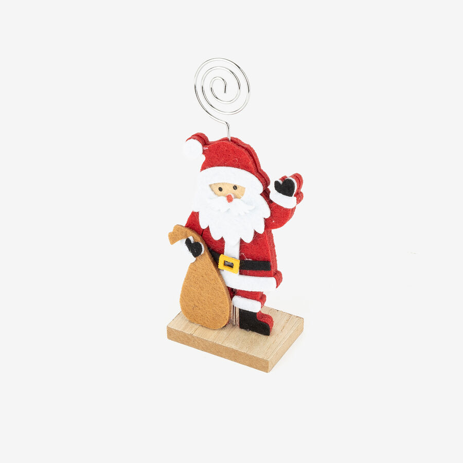 Figura tarjetero Santa Claus 6x14cm