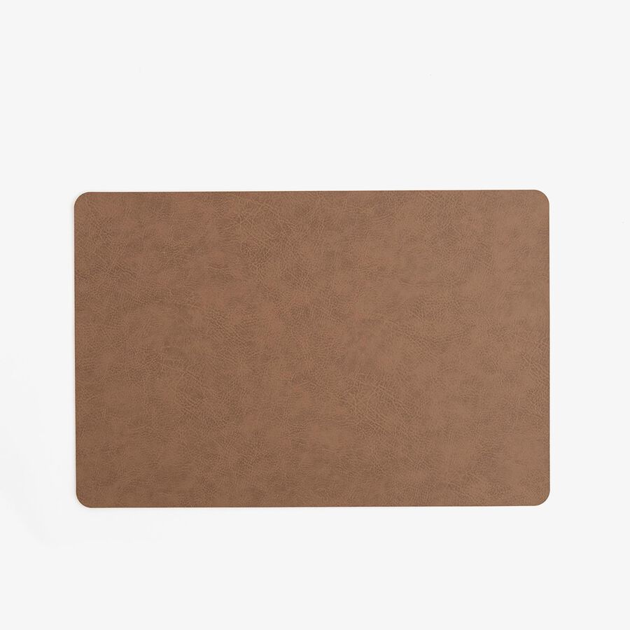 Mantel individual marr&oacute;n Ascot 45x30cm
