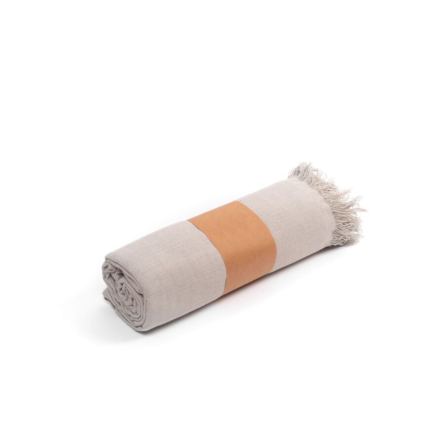 Plaid de algod&oacute;n topo Flecos 130x160cm