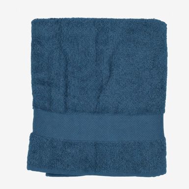 Toalla de ba&ntilde;o de algod&oacute;n 100% azul Armon&iacute;a 100x150cm - 500 g/m&sup2;