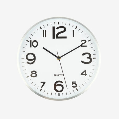 Reloj de pared de aluminio &Oslash;30cm