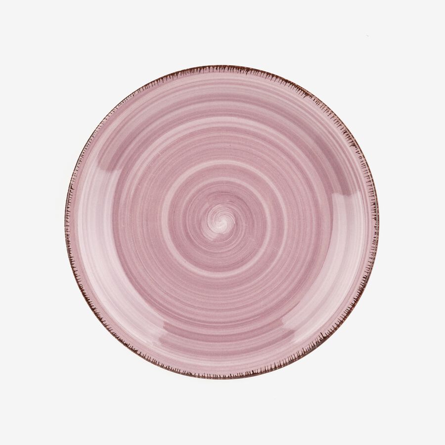 Vajilla de 18 piezas rosa Vita