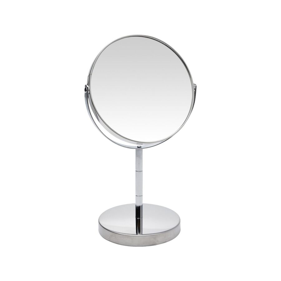 Espejo de baño de metal x2 aumentos Ø14x26cm