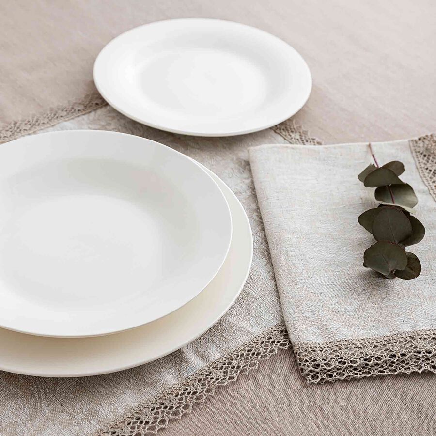 Vajilla de 18 piezas porcelana brillo Vetra