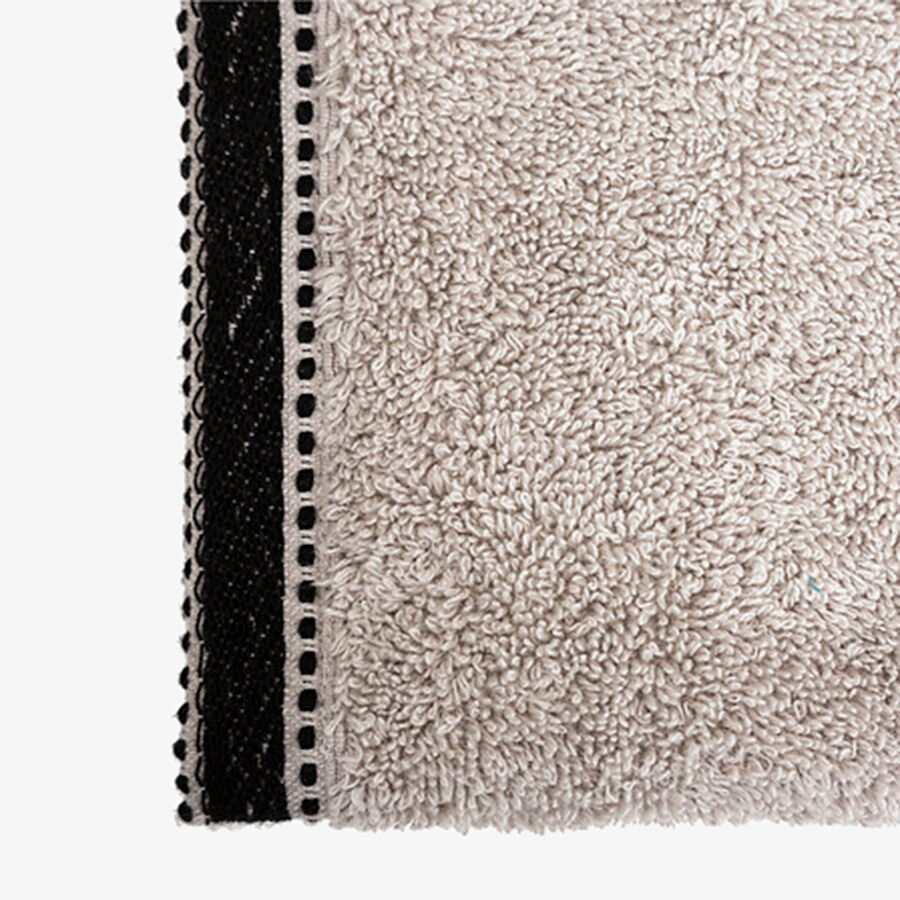 Toalla de tocador de algod&oacute;n beige Sena 30x50cm - 550 g/m&sup2;