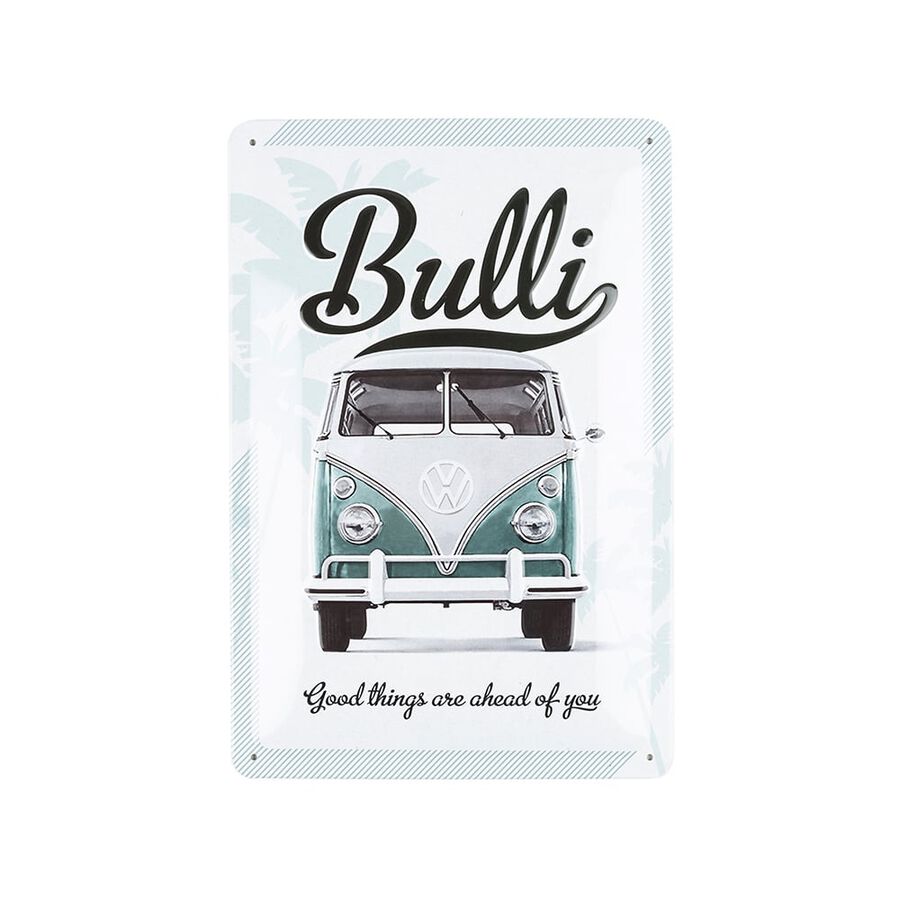 Placa de metal Volkswagen 20x30cm