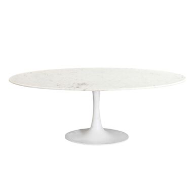 Mesa de comedor de mármol y metal Hefei 200x100x76cm Clau&Chloe