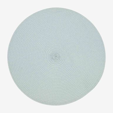 Mantel individual redondo turquesa Vita aqua 38cm