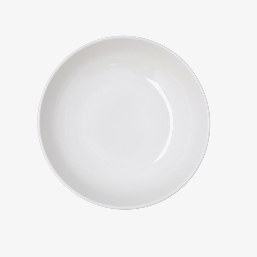 Ensaladera blanca de porcelana Esencia &Oslash;23cm