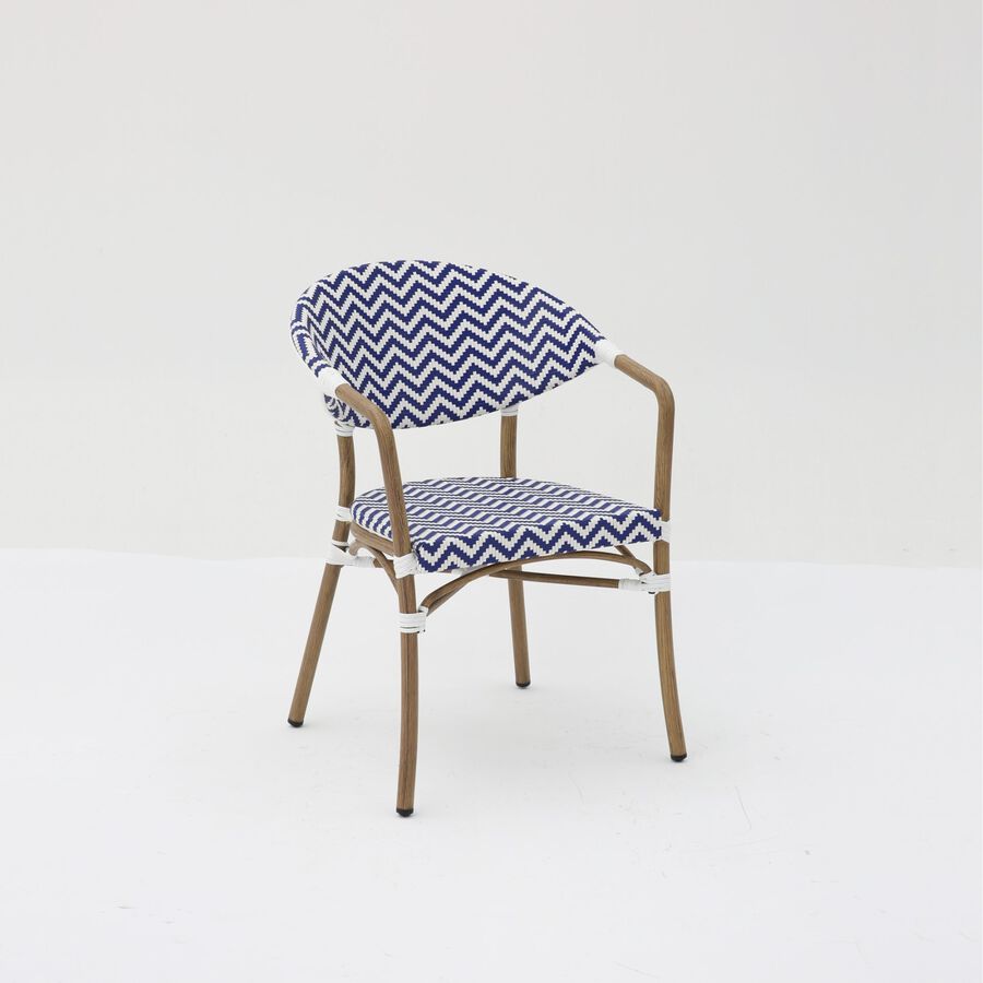 Silla de jard&iacute;n de rat&aacute;n sint&eacute;tico Marine 57x60x83cm
