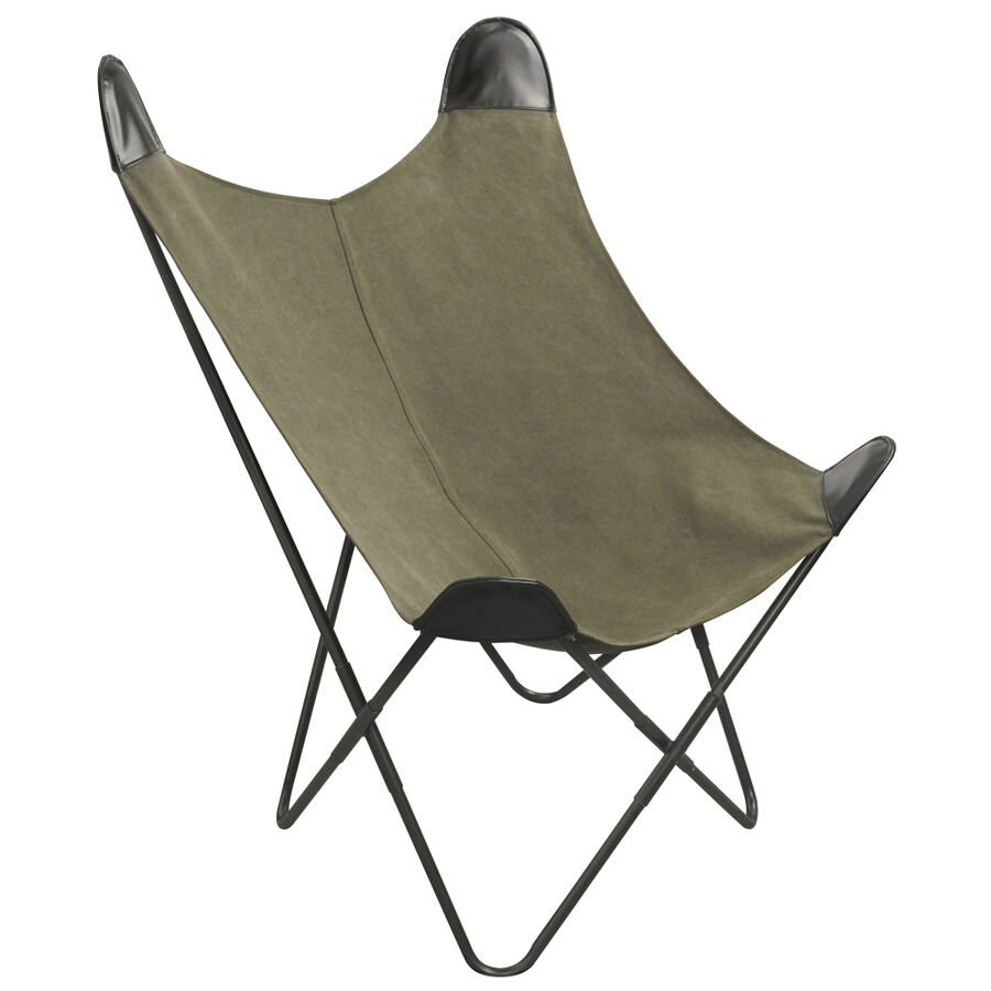 Silla mariposa verde 67x85x100cm