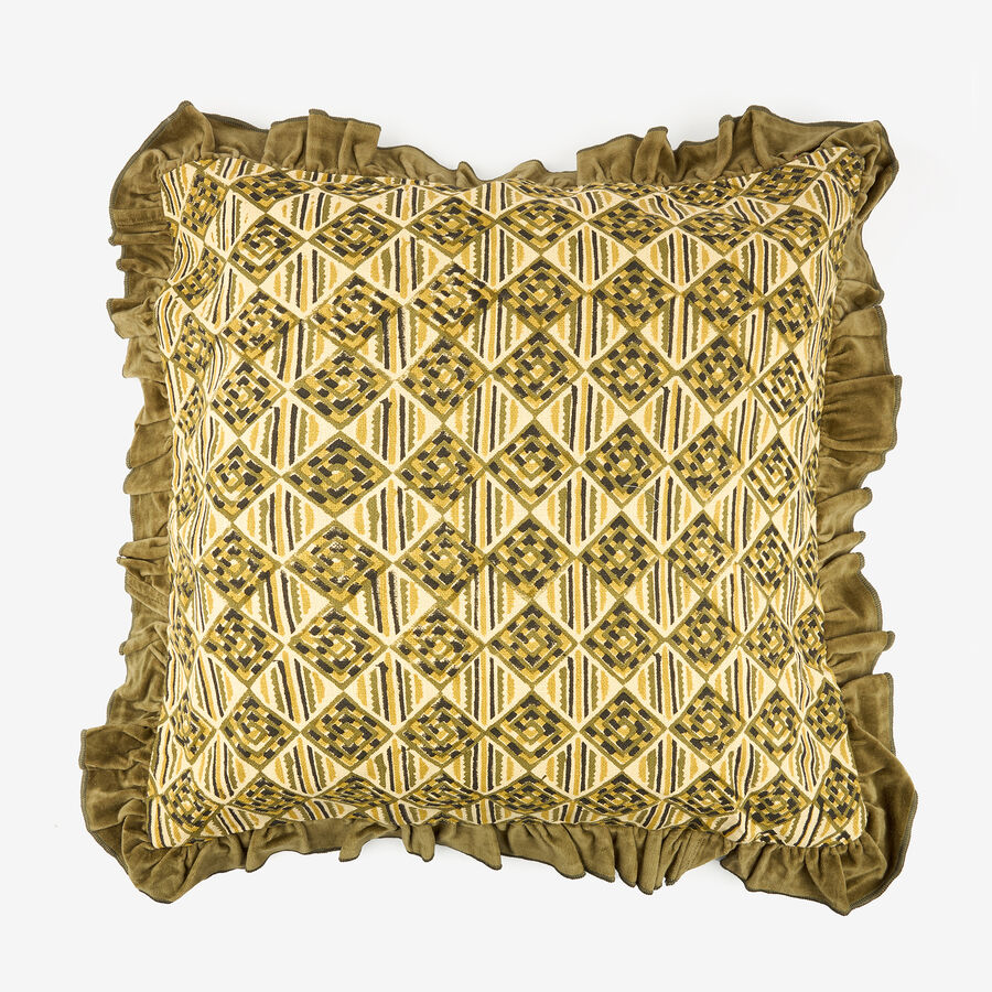 Funda de cojín de algodón inca Mia 50x50cm Clau&Chloe