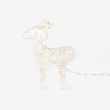 Figura decorativa con luz LED Reno 20cm