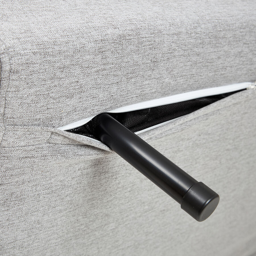 Sofá cama individual gris claro Theo 102x91x82cm