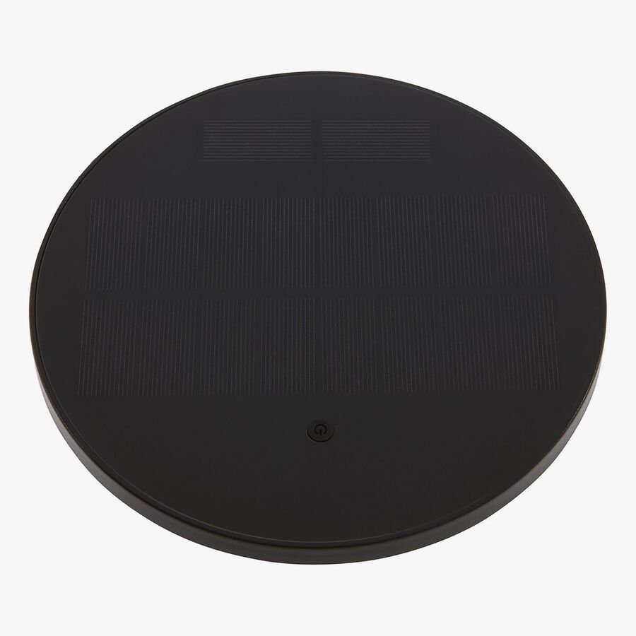 Lampara de mesa solar para jard&iacute;n marron Lynor &Oslash;16x31cm