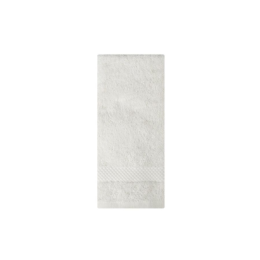 Toalla de tocador de algodón blanca Vic 30x50cm - 500 gr/m²