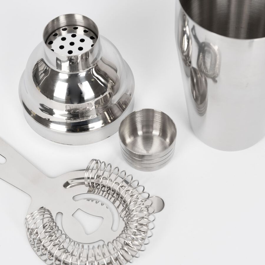 Set de 4 piezas de cocktail de acero inoxidable Shaker