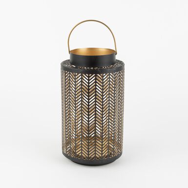 Portavelas metal Ø14x24cm en varios modelos