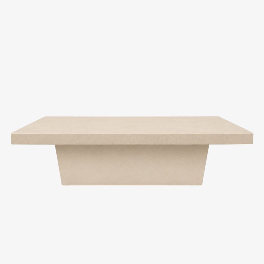 Mesa de centro microcemento Kurli 120x65x40cm Clau&Chloe