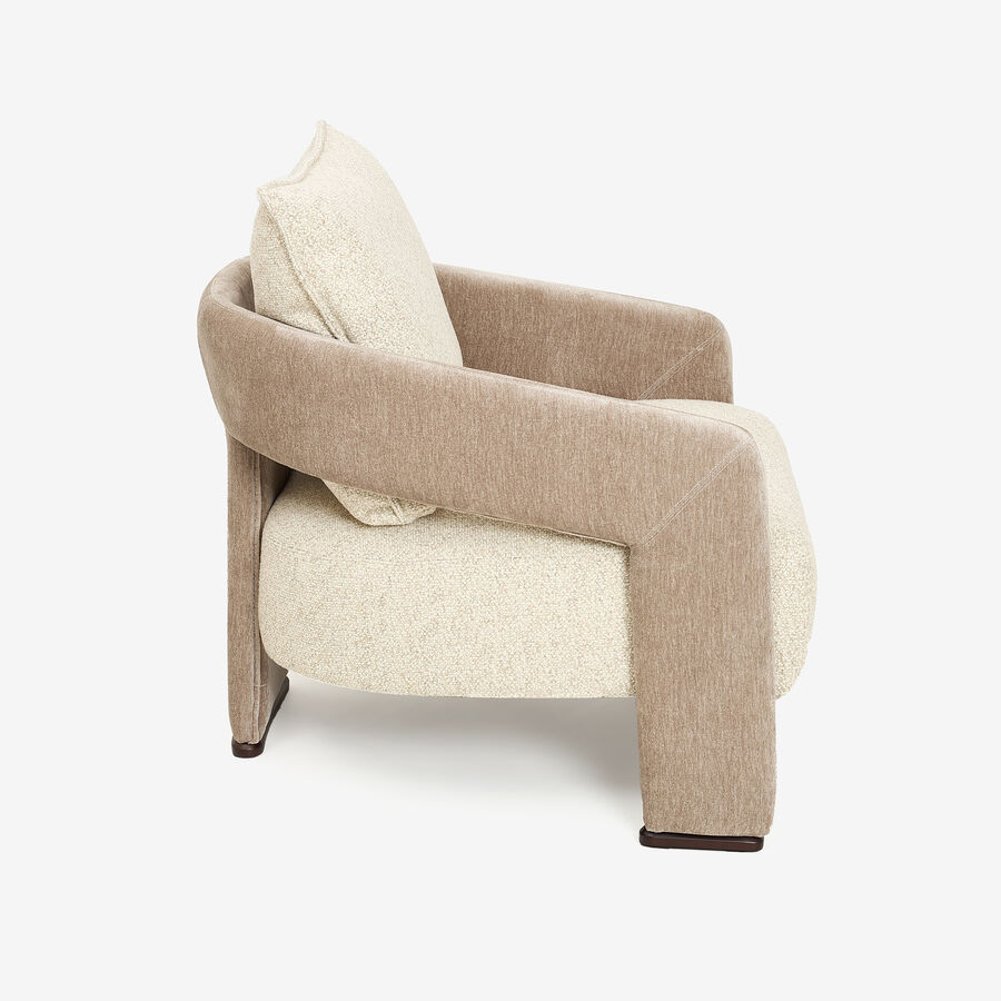 Butaca beige Regina 83x82x69cm Clau&Chloe