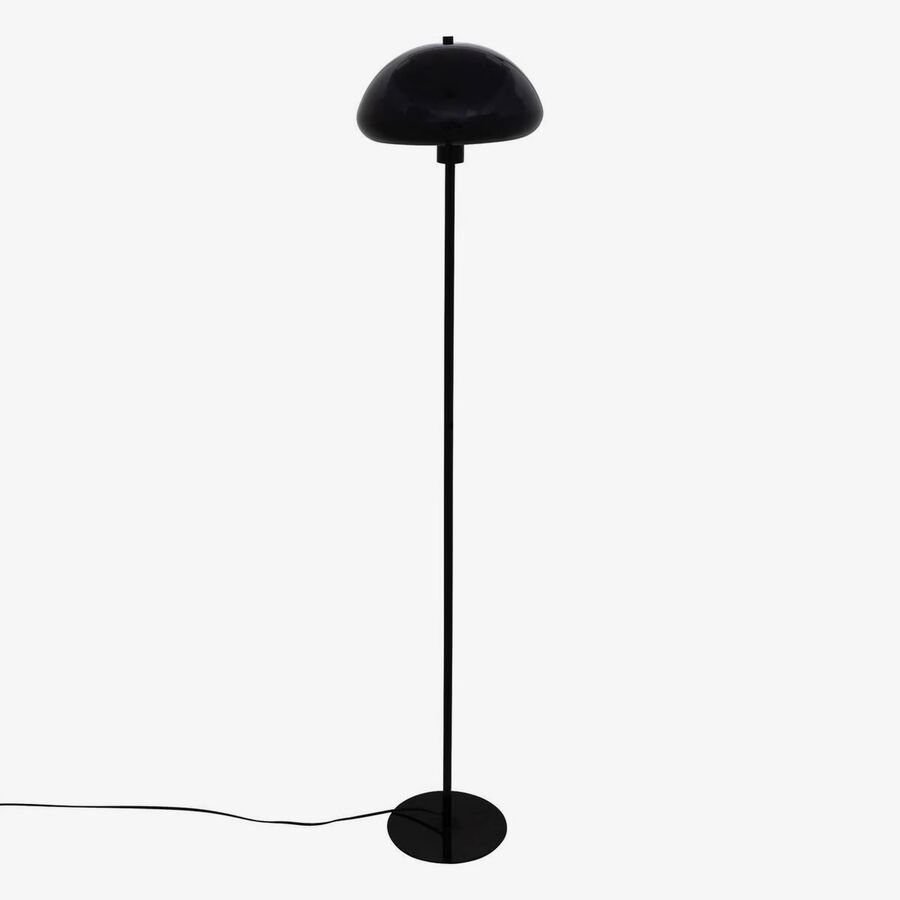 L&aacute;mpara de pie Savio negra 140cm
