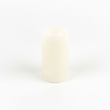 Vela LED crema 7x13cm