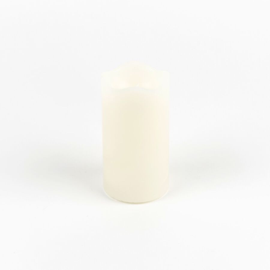 Vela LED crema 7x13cm