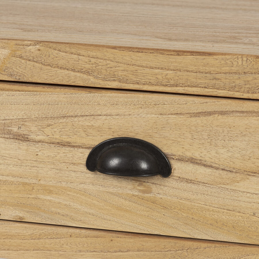 Consola de madera olmo reciclada Ruan Clau&Chloe 130x50x80cm