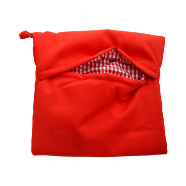 Cocedor de patatas para microondas de algod&oacute;n y poli&eacute;ster 26x20x2,5cm