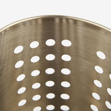 Escurrecubiertos de acero inoxidable negro Ø11x13cm