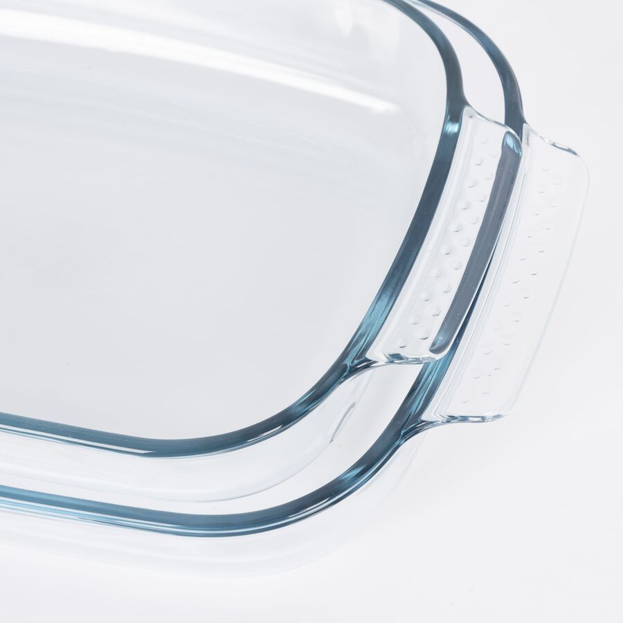 Set de 2 fuentes para horno de vidrio pyrex 39x25/35x23cm