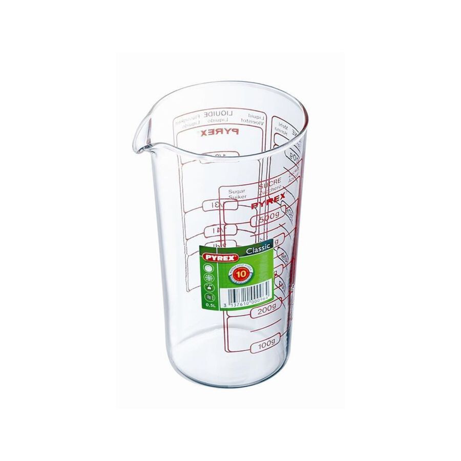 Vaso medidor de vidrio Pyrex 50cl